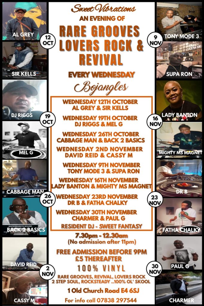Rare Grooves, Lovers Rock, & Revival Night - Club Night in Chingford