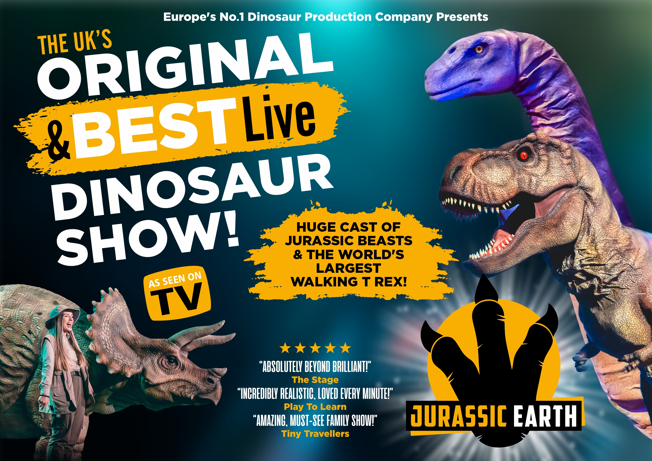 Jurassic Earth Live - Lichfield Garrick - Lichfield - 3rd April 2023