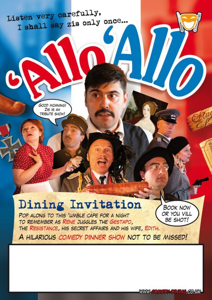 Allo Allo Dinner Show 09/06/2023