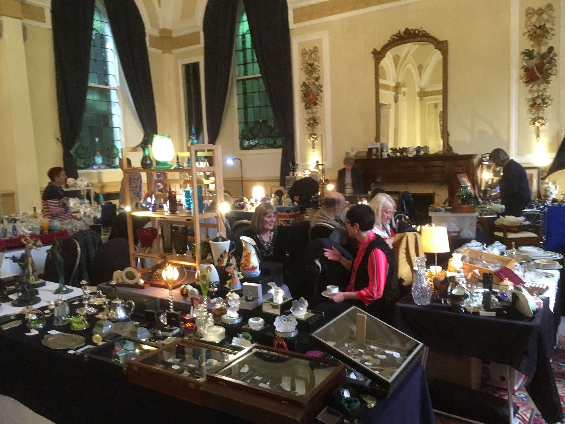 Antique and Collectors Fair at Victory Hall, Mobberley Sunday 9th April 2023