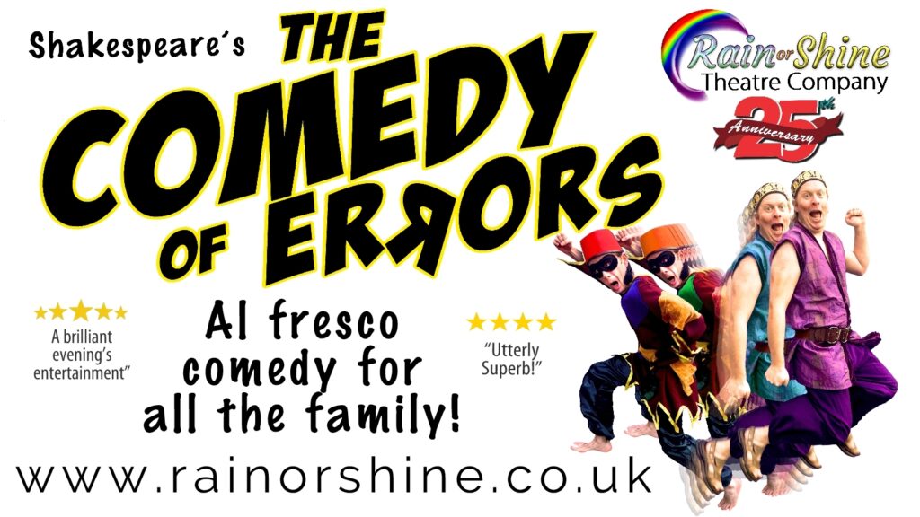 The Comedy of Errors at Brighton Open Air Theatre, Hove - Wednesday 19th July