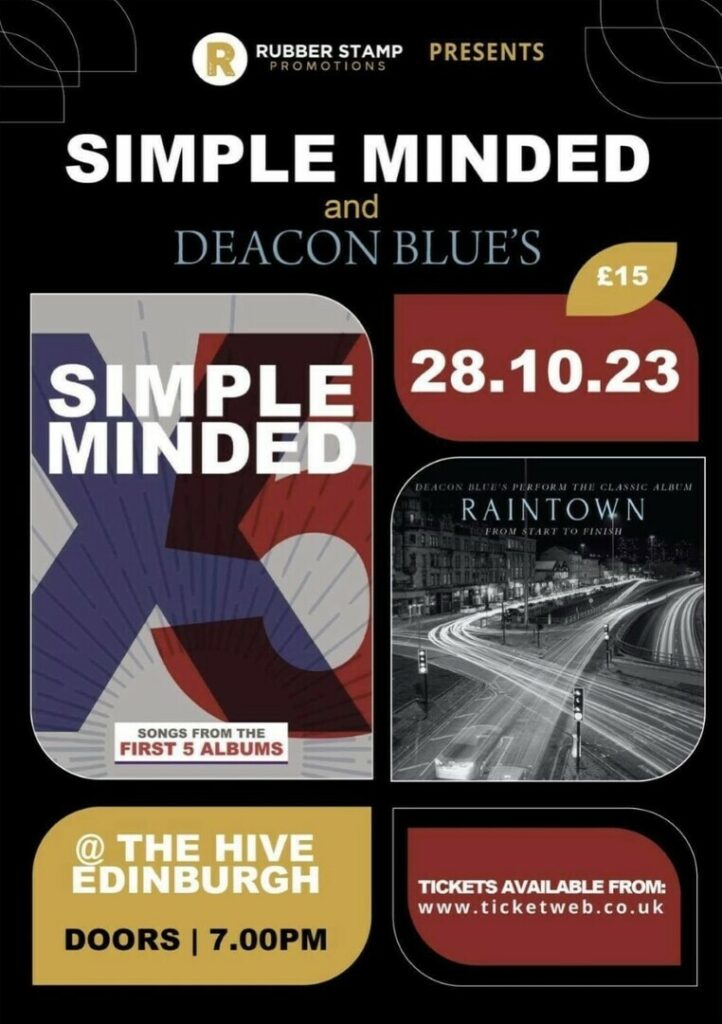 Simple Minded + Deacon Blues